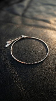 Silver Edge Bracelet