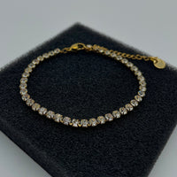 Golden Tennis Bracelet