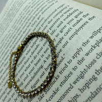 Golden Tennis Bracelet