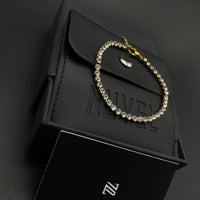 Golden Tennis Bracelet