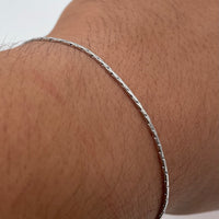 Silver Edge Bracelet